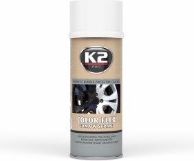 White  color rubber-type paint - K2 Plasti Dip, 400ml. 