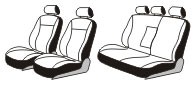 Seat cover set for VW Passat B5 (1997-2004)