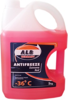 Antifreeze (red, G12) - ALB GERMANY -36C, 5L 