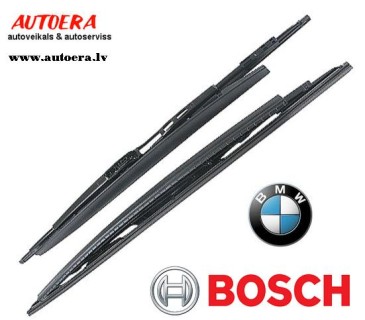 Front wiperblade set by BOSCH for BMW 7-serie E65/E66 (2001-2008)