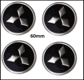 Wheel disc stickers - Mitsubishi, 60mm