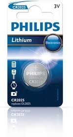 Batterie for car alarm Philips CR2025, 3V
