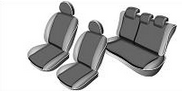 Seat cover set KIA Rio (2000-2005)