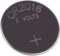 Batterie for car alarm CR2016, 3V