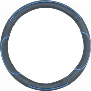 Wheel cover, black/blue, 37-39cm 