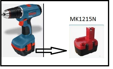 Battery for Makita 1222/ 6270D/ 6271D, 1500mAh, 12V
