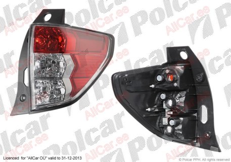 Rear tail light Subaru Forester (2008-2013), right side