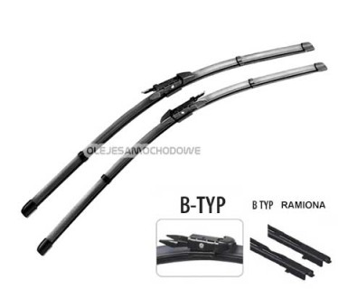 Wiper blade set by OXIMO for Peugeot /Ford /Mercedes, 70+65cm