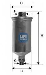 Additional fuel filter Purolator F67144