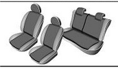 Seat cover set Chevrolet Aveo (2000-2004)