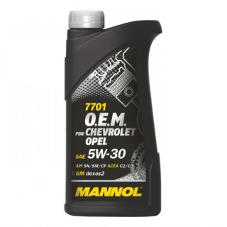 Synthetic engine oil Mannol OEM for Chevrolet/Opel 5W30, 1L