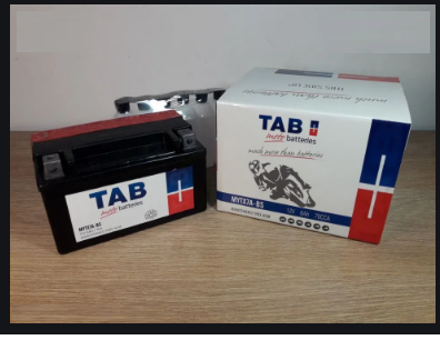 Moto battery (dry, comes with acid) - TAB 6.5Аh, 12V (+/-