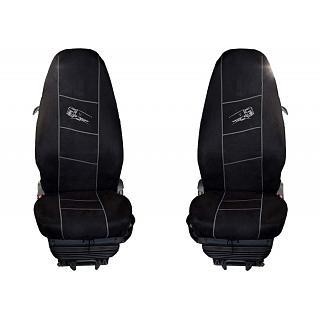 Seat covers set for VOLVO FH-12, FM-12 2002->, 2013->/U701-30/seat headrest inbroided