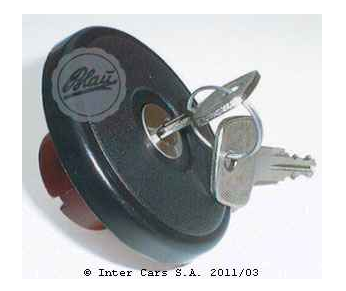 Fuel tank cap lock (with key), BMW/Opel/Mercedes-Benz