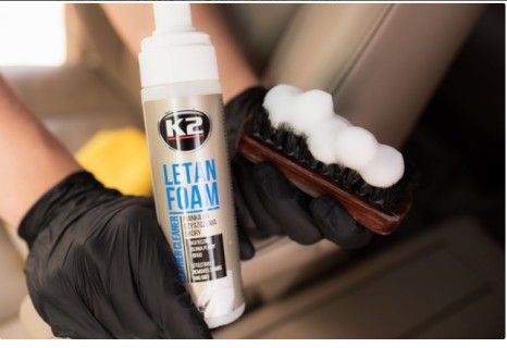 Leather cleaner foam - K2 LETAN, 200ml.