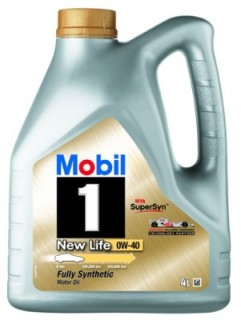 Synthetic motor oil Mobil New Life 0w40, 4L