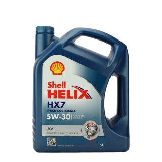 Synthetic motor oil Shell Helix HX7 PROFESSIONAL AV 5w30, 5L 