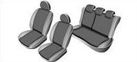 Seat cover set Nissan Nissan Micra IV (2010)