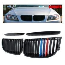 Front radiator grills BMW 3-serie E90/E91 (2008-2012), left+right / M-style