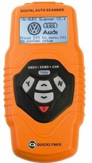 OBD II check engine auto scanner trouble code reader- T55 /English & German interface