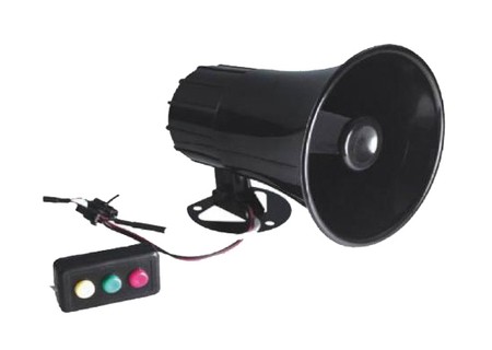 Siren horn with pult, 35W, 12V