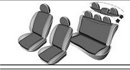 Seat cover set Dacia Logan